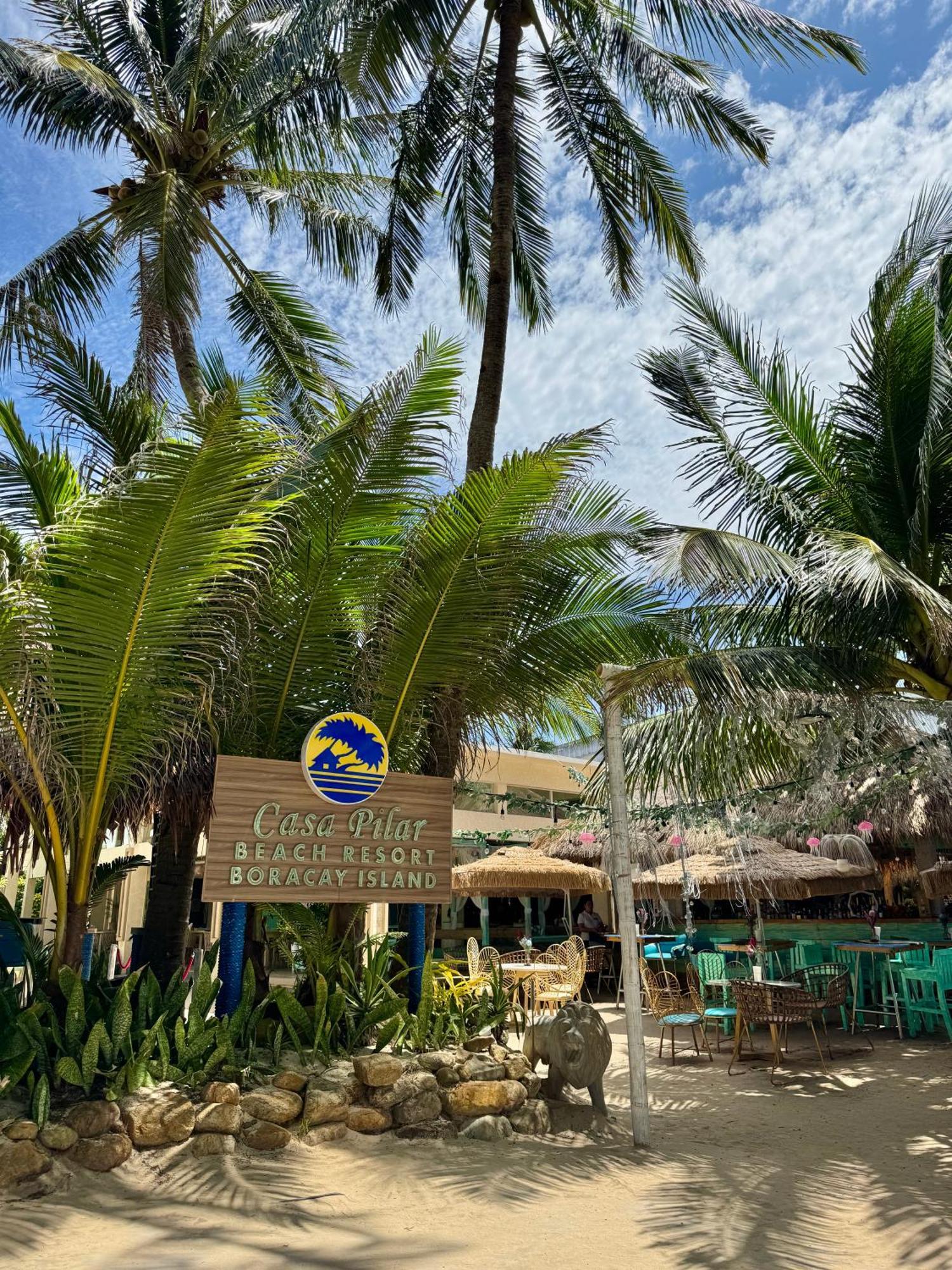 Casa Pilar Beach Resort Manoc-Manoc Exterior foto